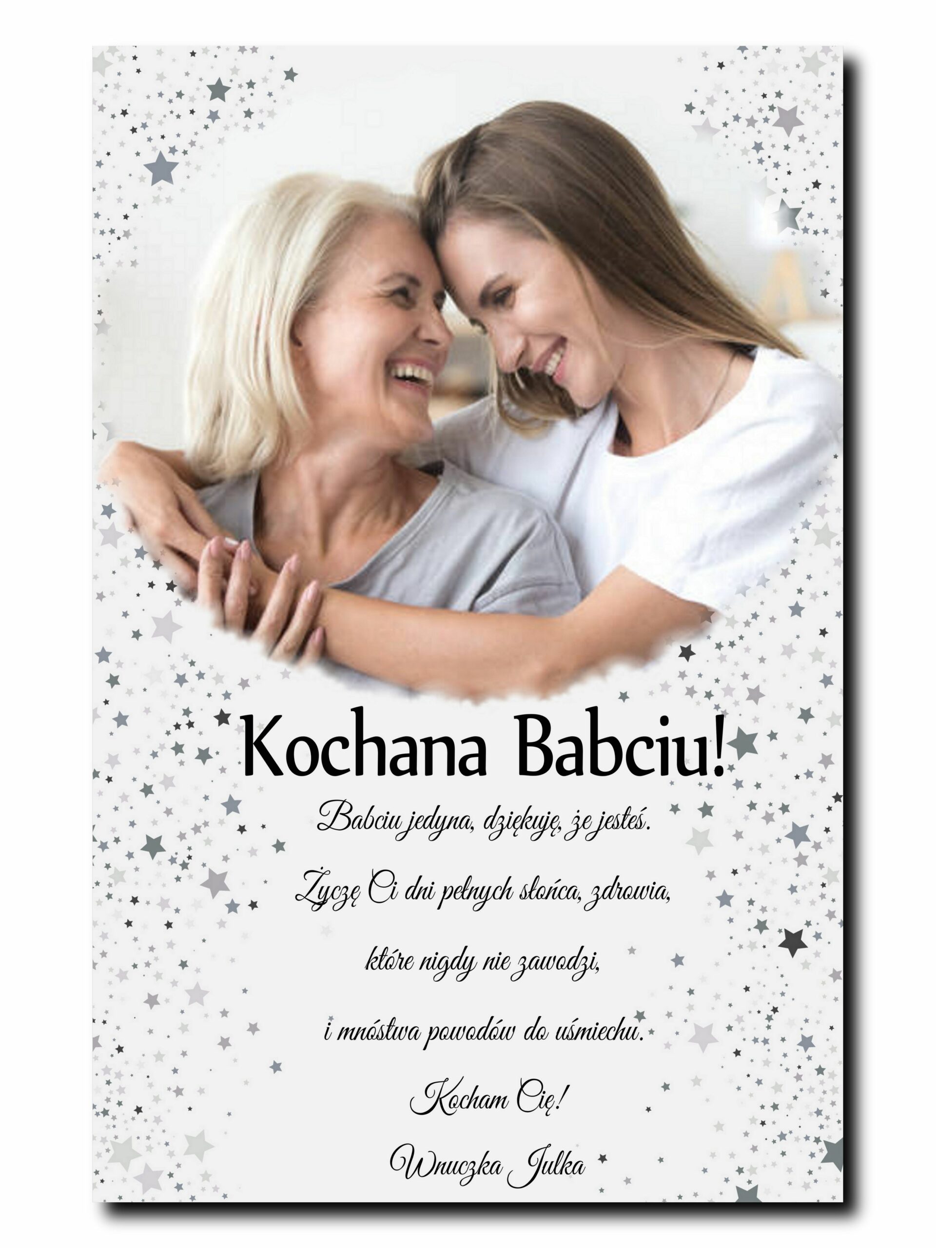 Obraz ze zdjęciem na dzień babci i dziadka