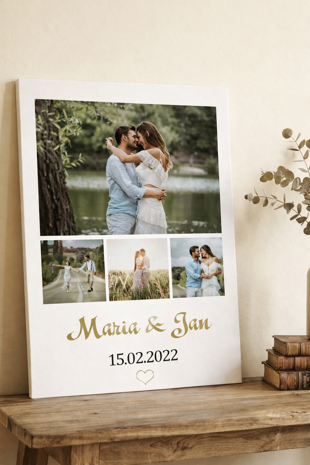 Tablica Powitalna Kolaż ze Zdjęć na Wesele