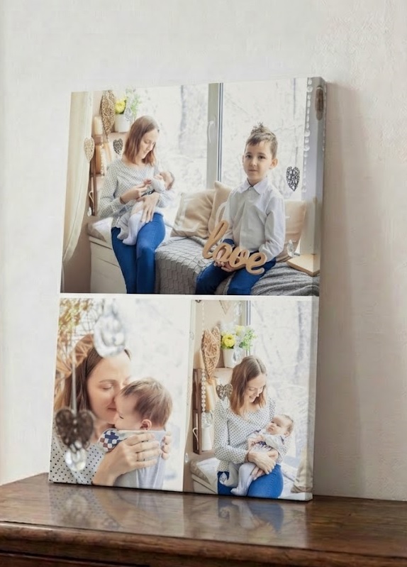 Obraz kolaż ze zdjęć z układem z 3 zdjęć