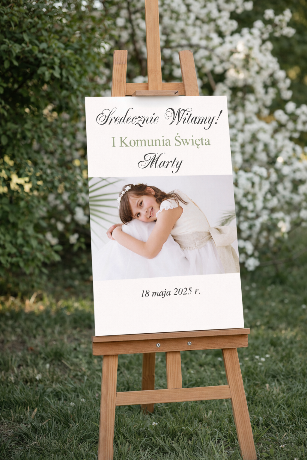 Obraz na Pierwszą Komunię dla dziewczynki