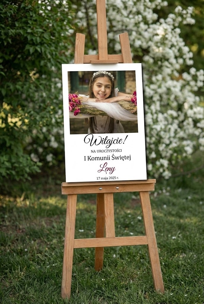 Tablica Powitalna na Komunię