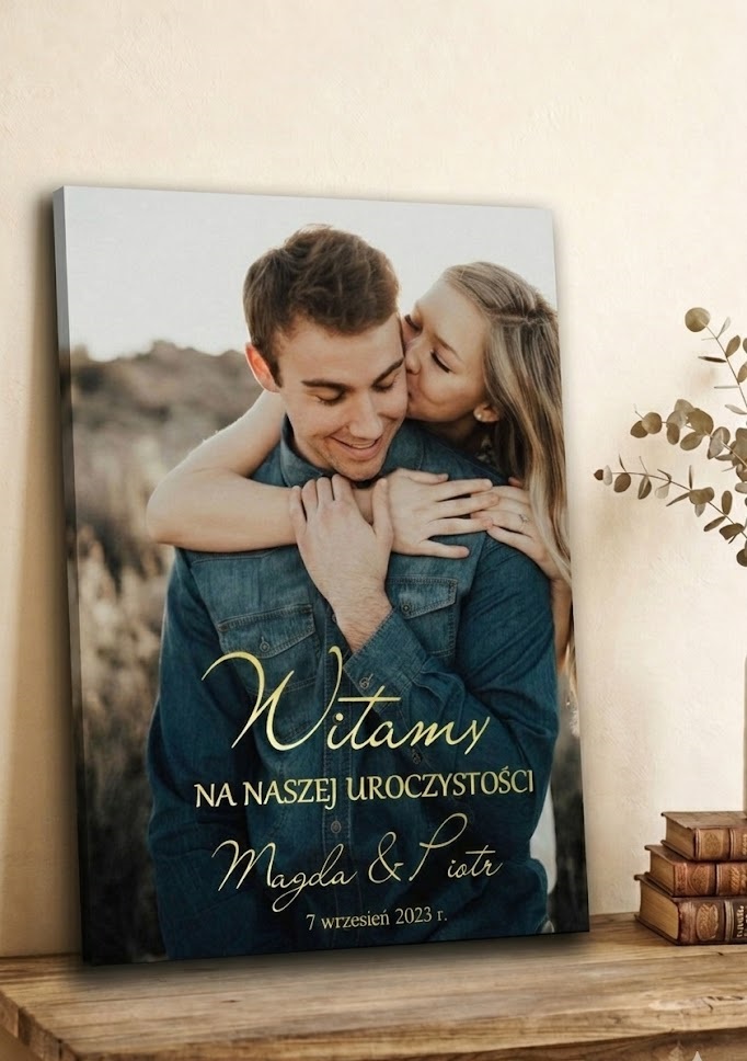 Tablica Powitalna na Wesele ze Zdjęciem