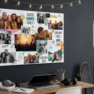 pokój młodzieżowy Obraz kolaż ze zdjęć prezent na nastolatka