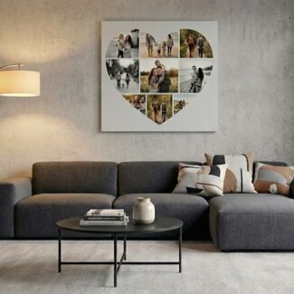 salon 3 Foto obraz kolaż ze zdjęć w salonie
