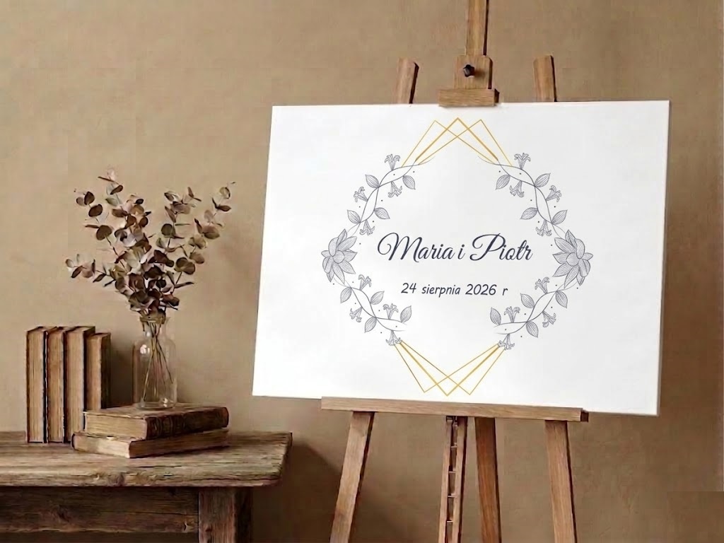 Tablica Powitalna Minimalistyczna